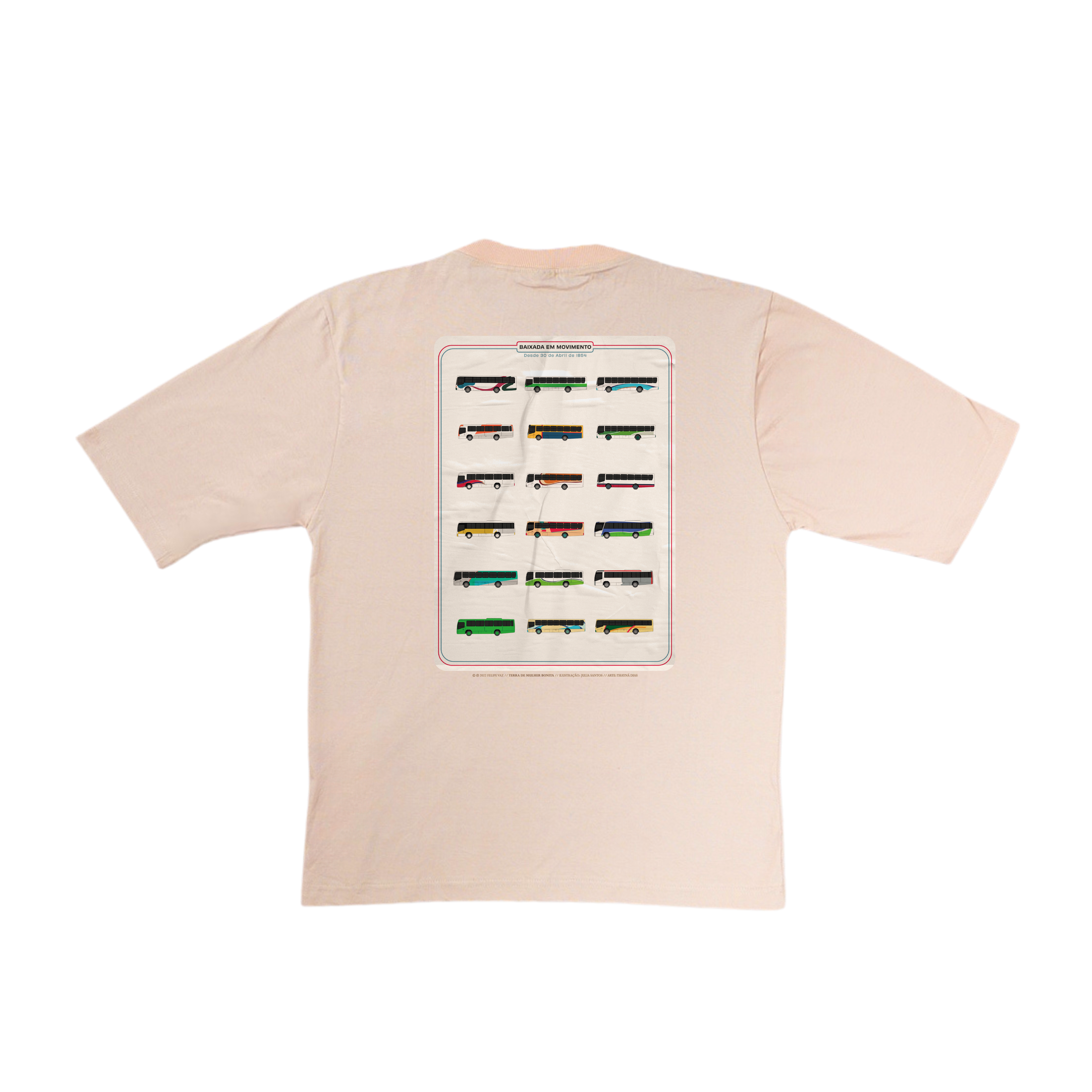 Camiseta BAIXADA EM MOVIMENTO