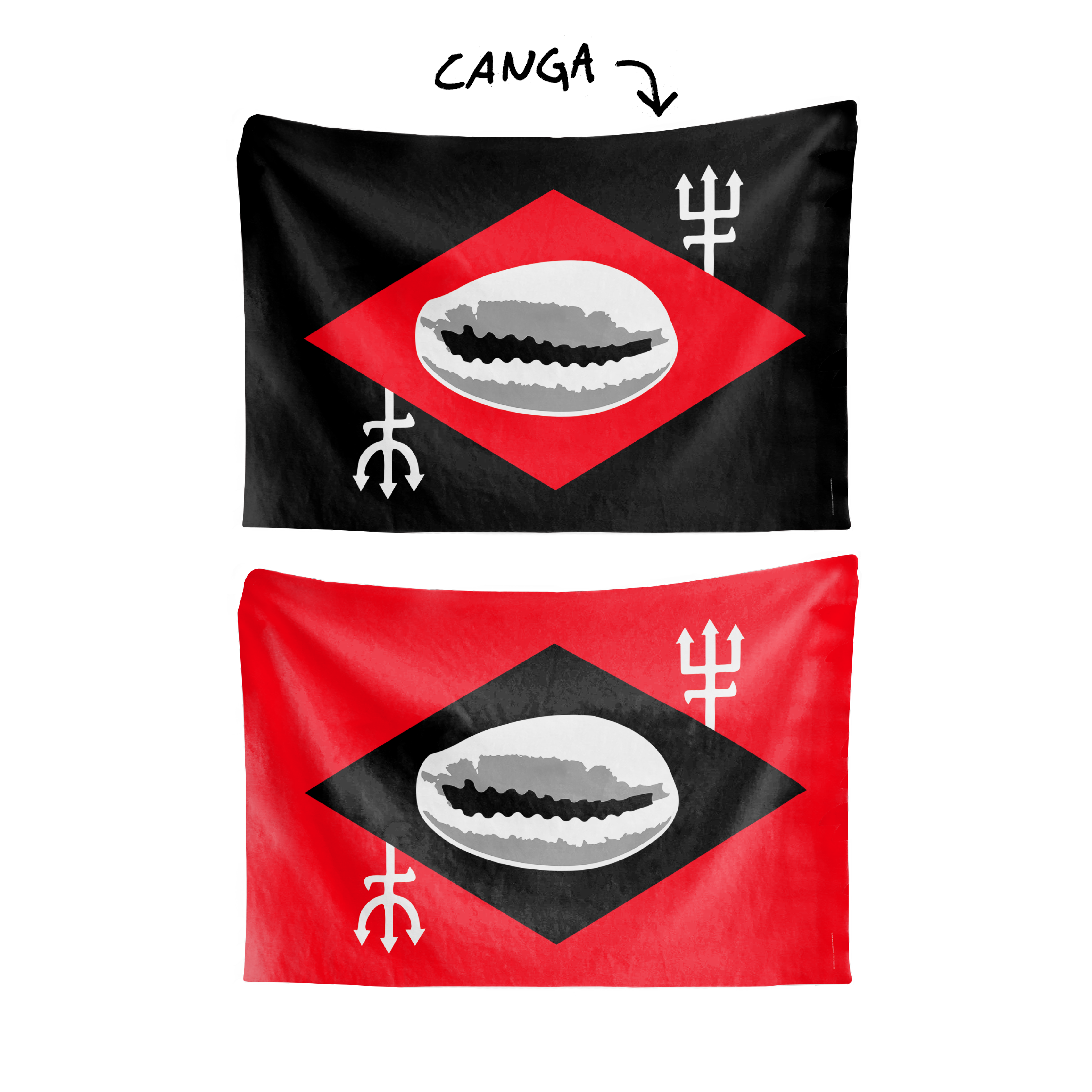 Canga BRAZIL DE EXU E POMBA-GIRA