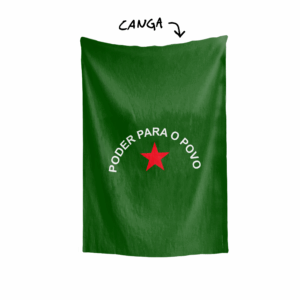 Canga PODER PARA O POVO 1 ESTRELA VERMELHA