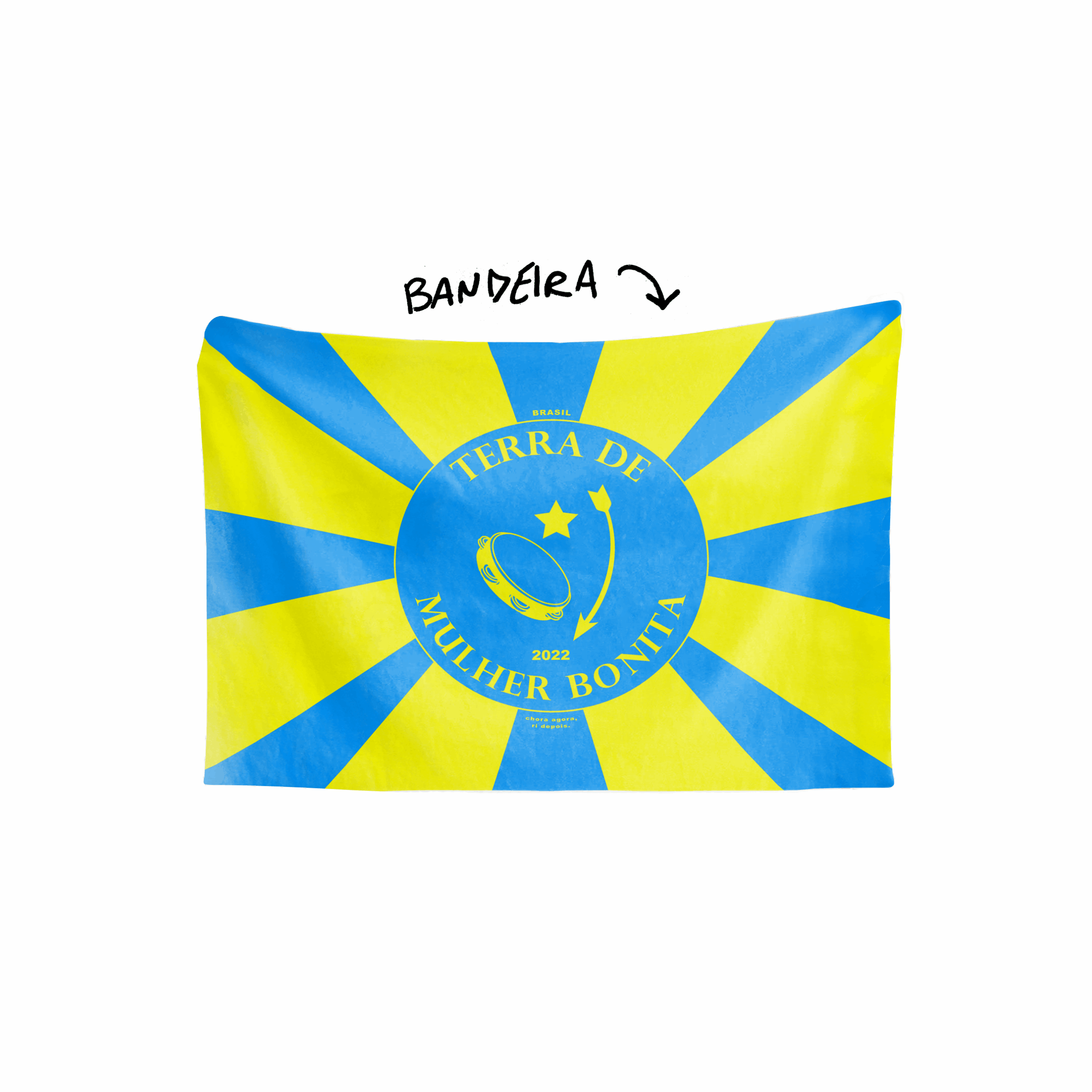 Bandeira G.R.E.S. TERRA DE MULHER BONITA
