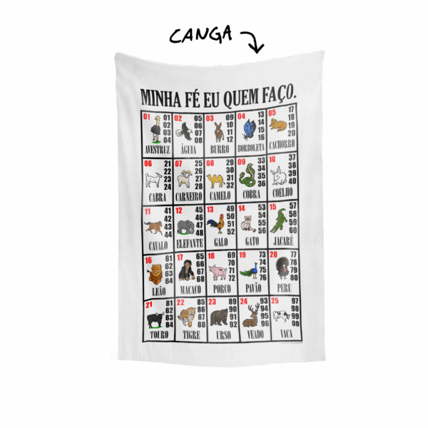 Canga MINHA FÉ EU QUEM FAÇO