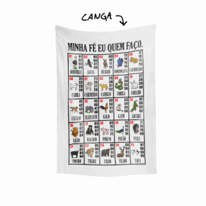 Canga MINHA FÉ EU QUEM FAÇO