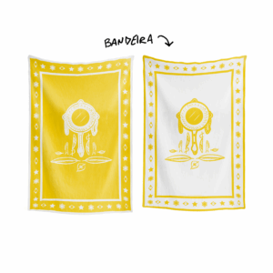 Bandeira ABEBÉ DE OXUM