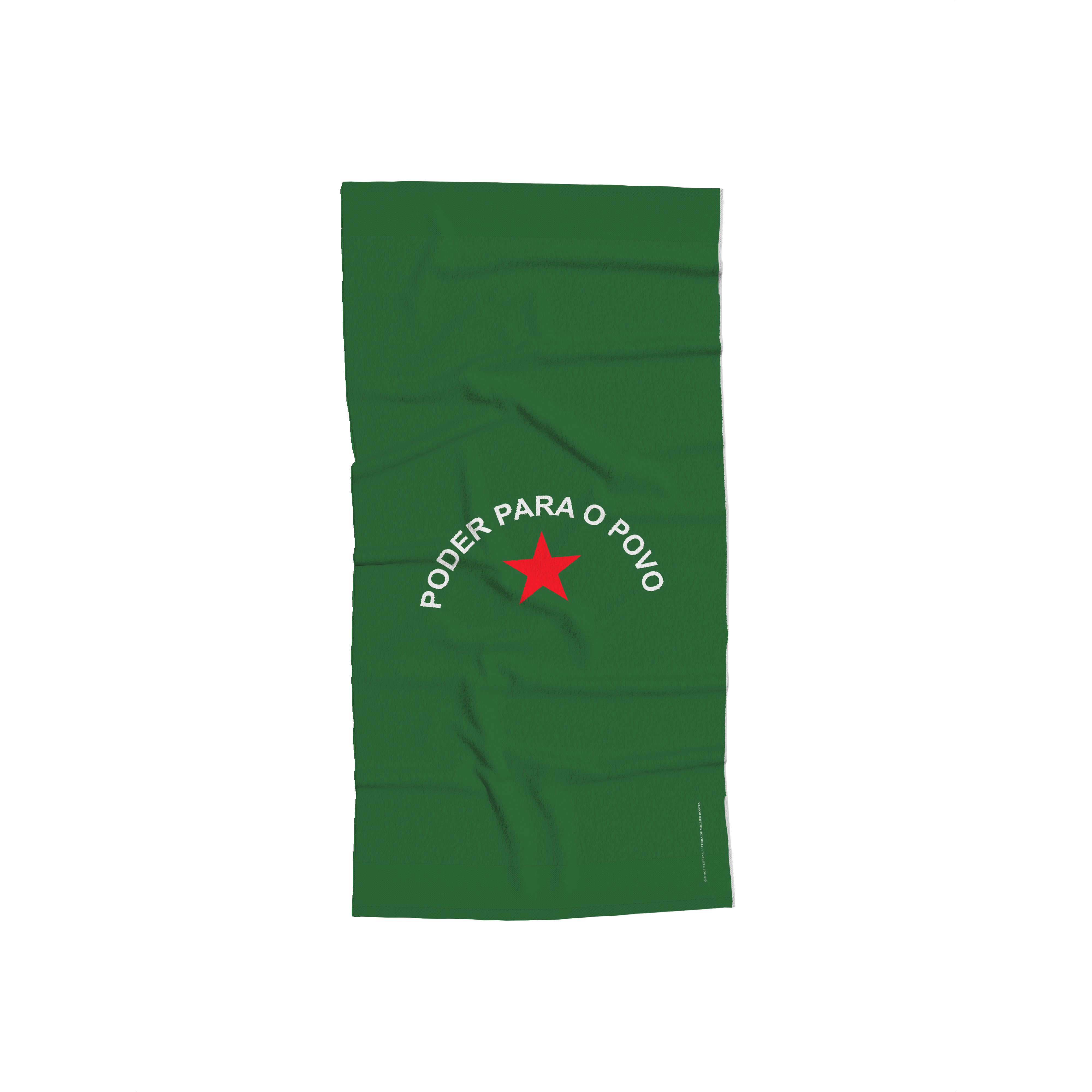 Atoalhado PODER PARA O POVO 1 ESTRELA VERMELHA