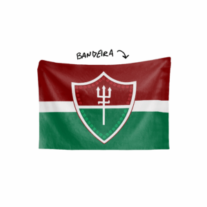 Bandeira PAIXÃO DAS RUAS tricolor carioca