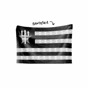 Bandeira PAIXÃO DAS RUAS alvinegra