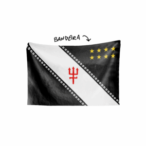Bandeira PAIXÃO DAS RUAS cruzmaltina