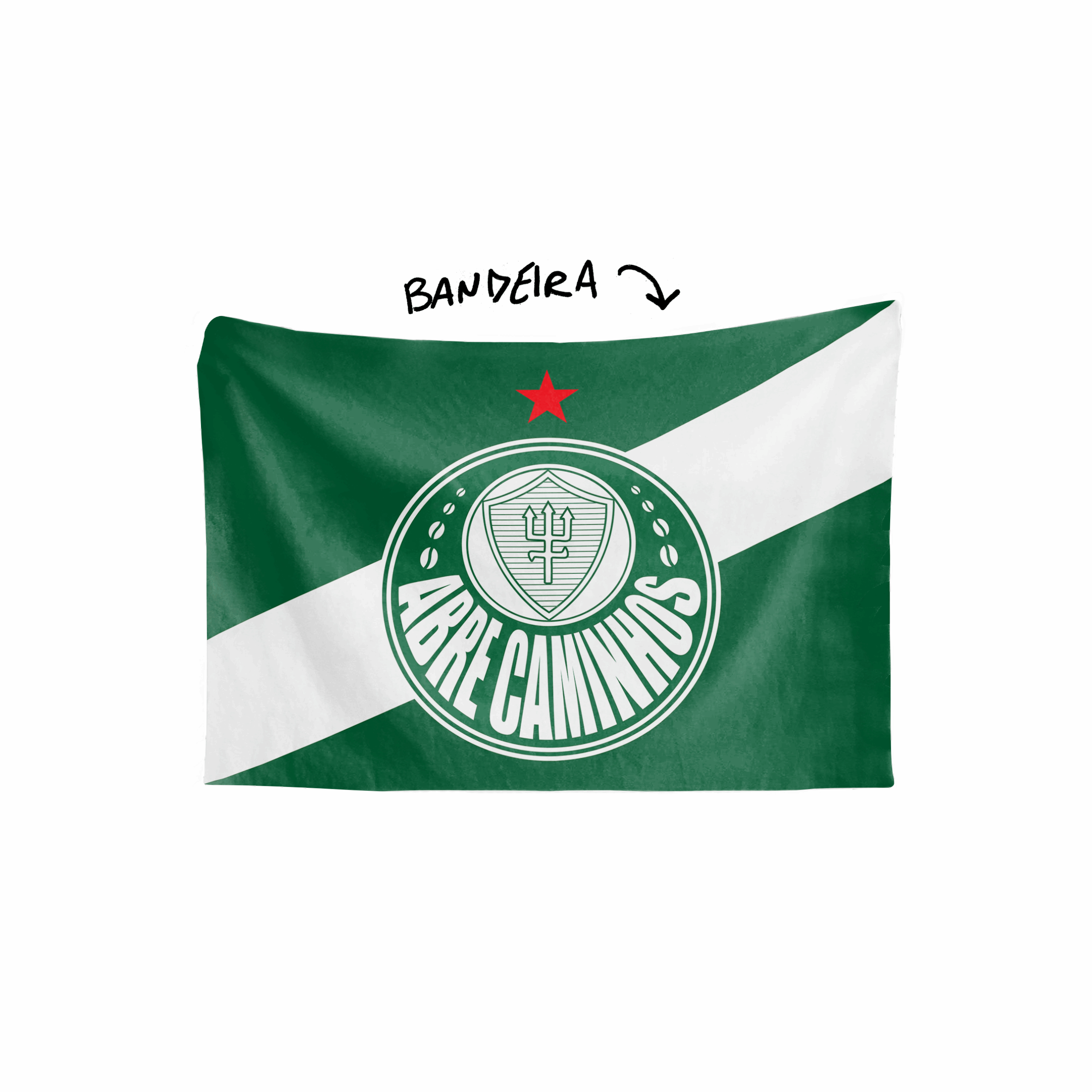 Bandeira PAIXÃO DAS RUAS palestrina