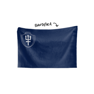 Bandeira PAIXÃO DAS RUAS leão azul
