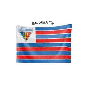Bandeira PAIXÃO DAS RUAS tricolor cearense
