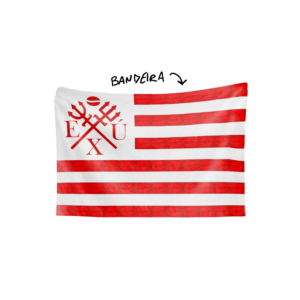 Bandeira PAIXÃO DAS RUAS alvirrubro pernambucano