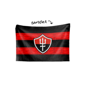 Bandeira PAIXÃO DAS RUAS rubro-negro baiano