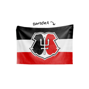 Bandeira PAIXÃO DAS RUAS tricolor pernambucano